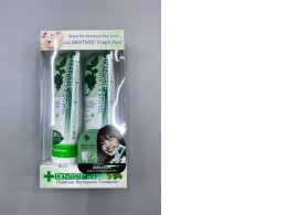 set of 2 Dentiste' Plus White Nighttime Herbapeutic Toothpaste, 100 grams.