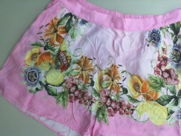 Women's pink shorts with a pattern Women's pink shorts with a pattern