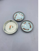 set of 3 Porcelain plate