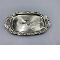 Heim Concept Silver Plated Footed Princess Tray