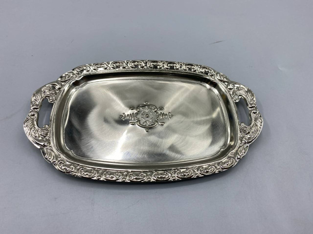 Heim Concept Silver Plated Footed Princess Tray Heim Concept Silver Plated Footed Princess Tray