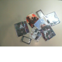 Set of 8 acrylic coasters