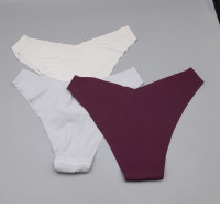 Set of 3 Plain women's underwear