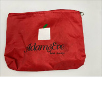 Red cosmetic bag