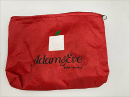 Red cosmetic bag
