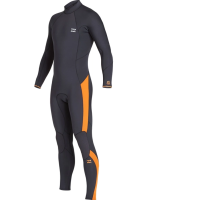 Billabong Furnace Absolute Men's Wetsuit with Back Zipper, Black Sands.