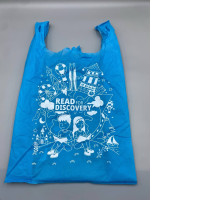 Blue fabric bag Blue fabric bag