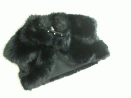 Fur shoulder cape, faux fur