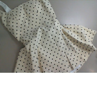 Women's short polka dot dress