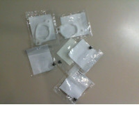 A set of car fasteners, 4 screws + 2 brackets