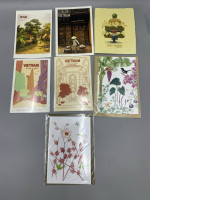 Set of 7 Postcards, souvenirs from Vietnam.
