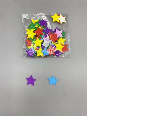 Star-shaped stickers Star-shaped stickers