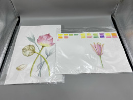 Set of 2 Flower painting