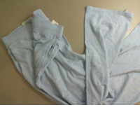 Women's blue fabric pants