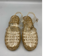  Gold Glitter Jelly Sandals from Next Sweden