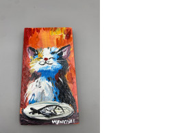 Wall painting of a cat.