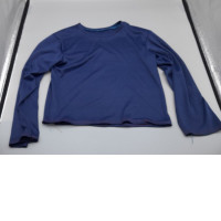 Blue long-sleeved T-shirt Blue long-sleeved T-shirt