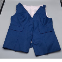 Sleeveless blue vest Sleeveless blue vest