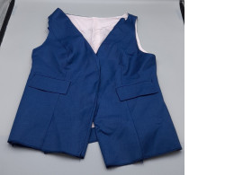Sleeveless blue vest Sleeveless blue vest
