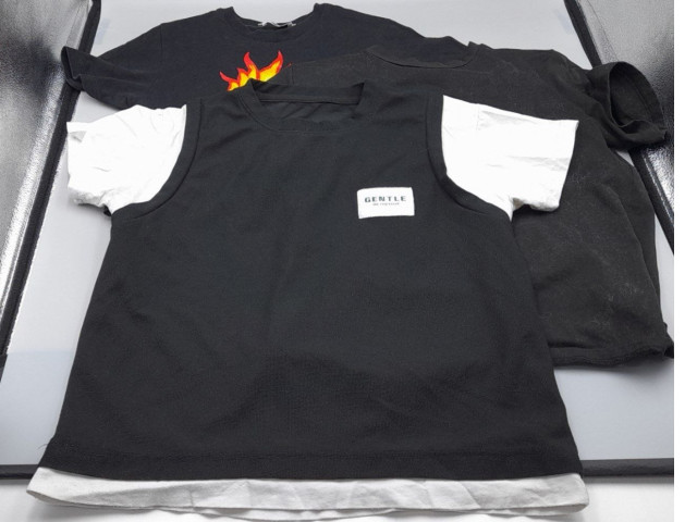 Set of 3 Black crew neck t-shirt Set of 3 Black crew neck t-shirt