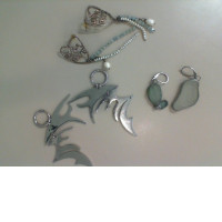 Set of 3 pairs of earrings