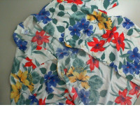 Bright shirt with flowers Bright shirt with flowers