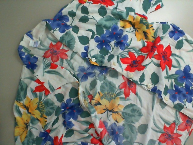 Bright shirt with flowers Bright shirt with flowers