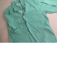 Green short-sleeved shirt