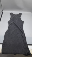 Long black strappy dress