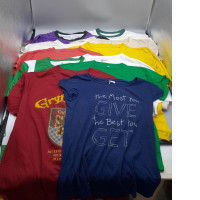 Set of 11 Short-sleeved crew neck t-shirt