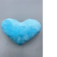 Blue heart pillow