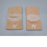 A knee brace is typically used for compression and to provide a degree of support to the joint.