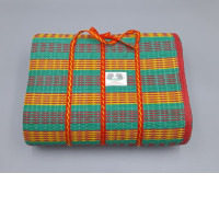 Traditional Thai woven plastic picnic mat. Traditional Thai woven plastic picnic mat.