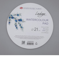 Ladoga round watercolor sketchbook from Nevskaya Palitra. Ladoga round watercolor sketchbook from Nevskaya Palitra.