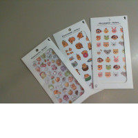 Set of 3 packs of stickers