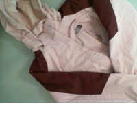 Pink women's jacket with a hood