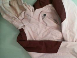 Pink women's jacket with a hood