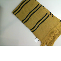 Brown knitted scarf