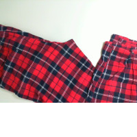 Red checkered pants