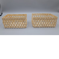 Set of 2 Woven basket