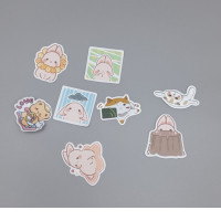 Set of 8 Cute stickers Set of 8 Cute stickers