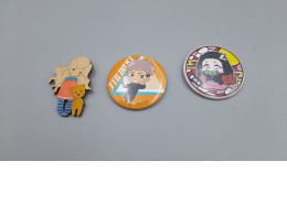 Set of 3 Anime lapel pins