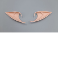 Elf ear accessories are made of latex and are used for Halloween costumes. Elf ear accessories are made of latex and are used for Halloween costumes.