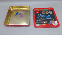 Empty stainless steel box Empty stainless steel box