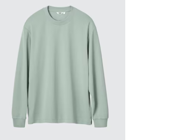 UNIQLO sweatshirt green UNIQLO sweatshirt green