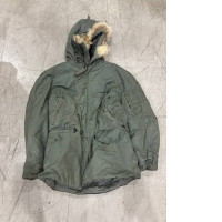Men's warm jacket with a hood