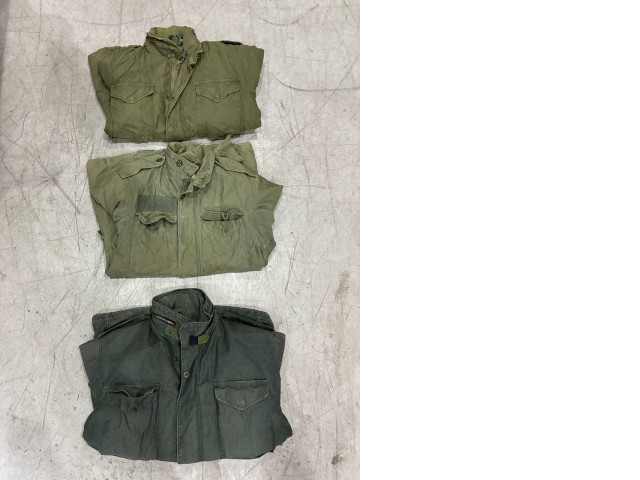 A set of three lightweight men's jackets A set of three lightweight men's jackets