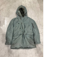 warm men's jacket with a hood