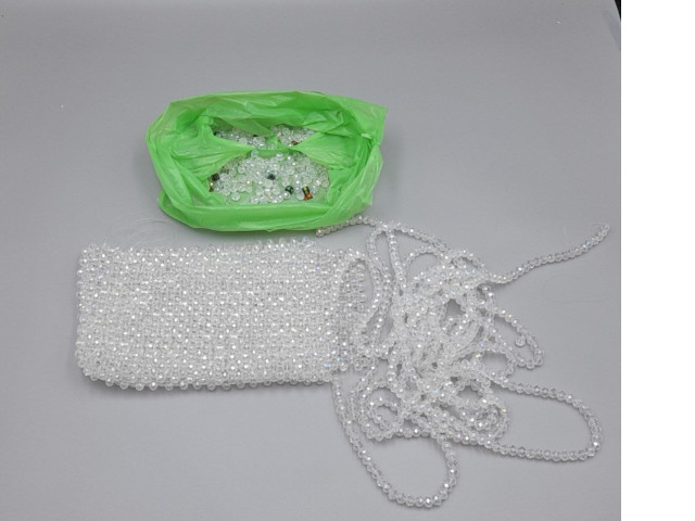 White crystal beads White crystal beads