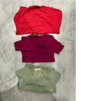 Set of three wide-collar sweaters